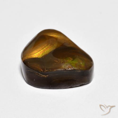 Agate de feu Multicolore naturelle Fantaisie, 5.03 ct, Opaque