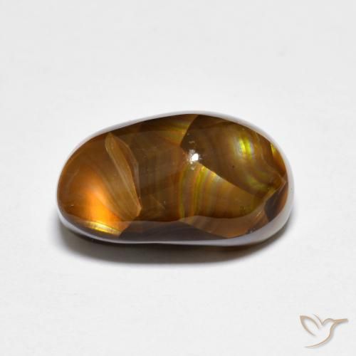 3.99ct Naturel Multicolore Agate de feu, Fantaisie, Opaque
