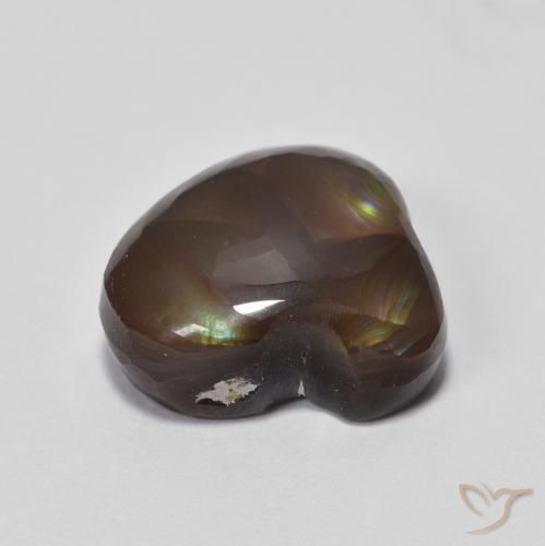 Agate de feu Multicolore naturelle Fantaisie, 5.36 ct, Opaque