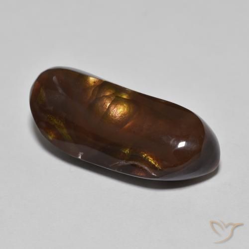 Agate de feu Multicolore naturelle Fantaisie, 8.67 ct, Opaque