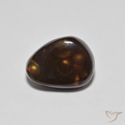 4.95ct Naturel Multicolore Agate de feu, Fantaisie, Opaque