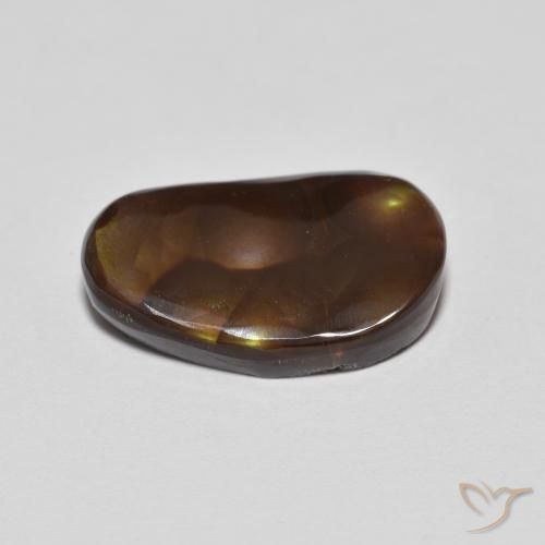 Agate de feu Multicolore naturelle Fantaisie, 3.68 ct, Opaque
