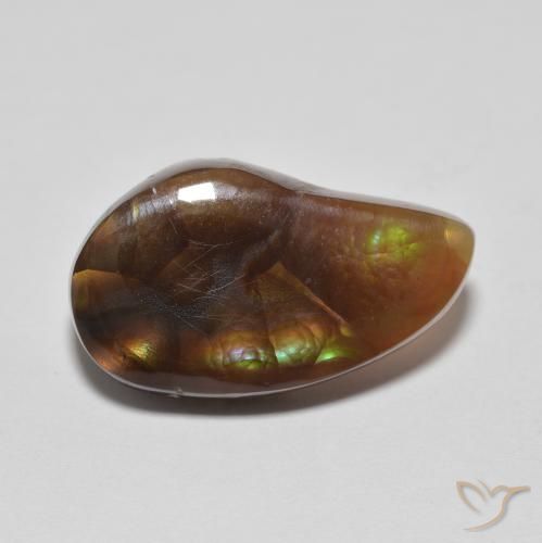 6.04ct Naturel Multicolore Agate de feu, Fantaisie, Translucide