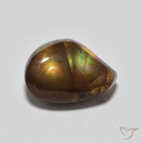 4.02ct Naturel Multicolore Agate de feu, Fantaisie, Opaque