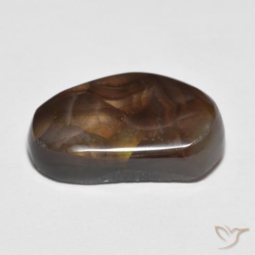Agate de feu Multicolore naturelle Fantaisie, 7.98 ct, Opaque