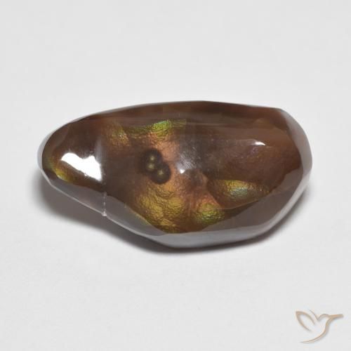 7.32ct Naturel Multicolore Agate de feu, Fantaisie, Opaque