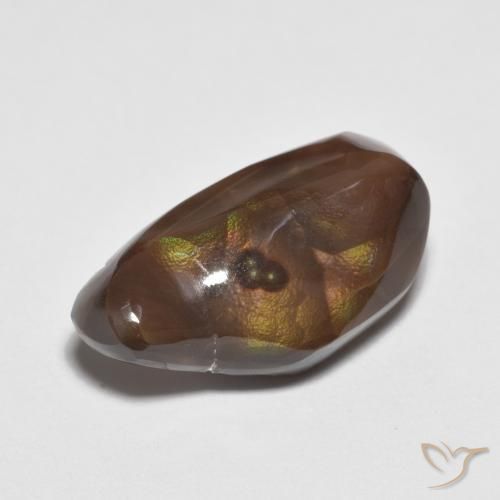 Agate de feu Multicolore naturelle Fantaisie, 7.32 ct, Opaque