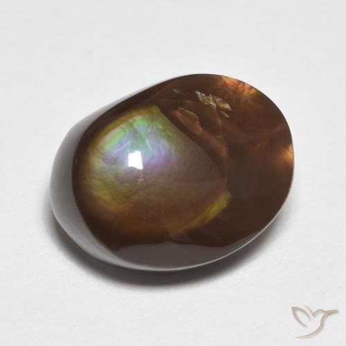 Agate de feu Multicolore naturelle Fantaisie, 5.94 ct, Opaque