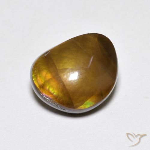 3.18ct Naturel Multicolore Agate de feu, Fantaisie, Opaque