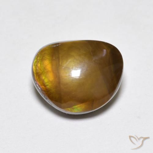 Agate de feu Multicolore naturelle Fantaisie, 3.18 ct, Opaque
