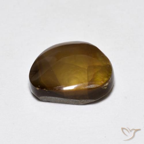 Agate de feu Multicolore naturelle Fantaisie, 3.18 ct, Opaque