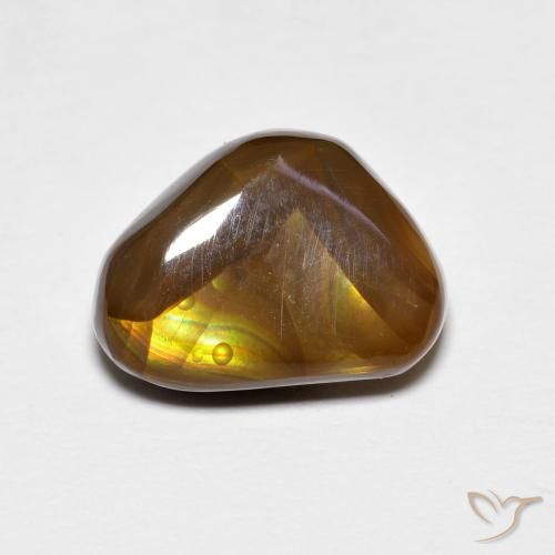 4.19ct Naturel Multicolore Agate de feu, Fantaisie, Opaque