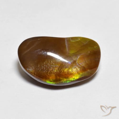 4.95ct Naturel Multicolore Agate de feu, Fantaisie, Opaque