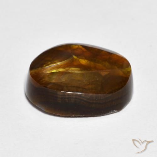 Agate de feu Multicolore naturelle Fantaisie, 8.27 ct, Opaque