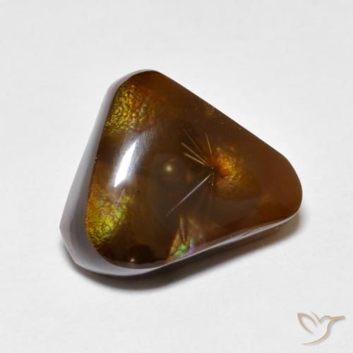 Agate de feu Multicolore naturelle Fantaisie, 8.01 ct, Opaque