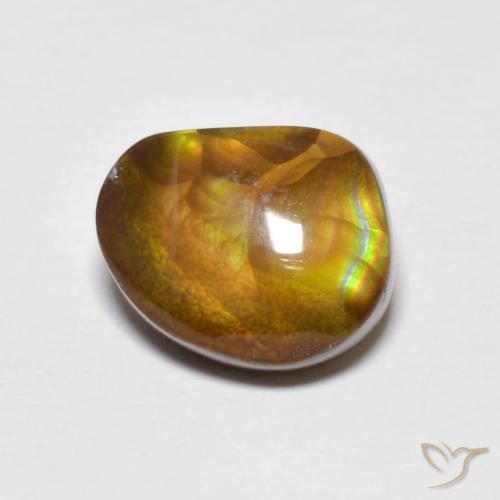 Agate de feu Multicolore naturelle Forme fantaisie, 3.38 ct, Opaque
