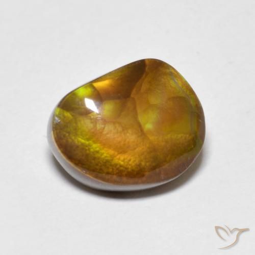 Agate de feu Multicolore naturelle Forme fantaisie, 3.38 ct, Opaque