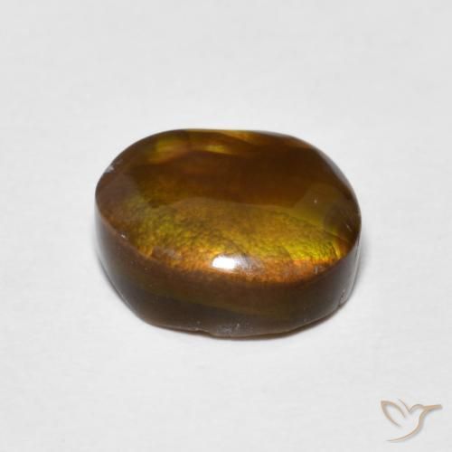 Agate de feu Multicolore naturelle Forme fantaisie, 3.38 ct, Opaque