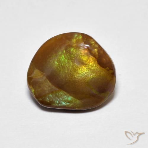Agate de feu Multicolore naturelle Forme fantaisie, 2.94 ct, Opaque
