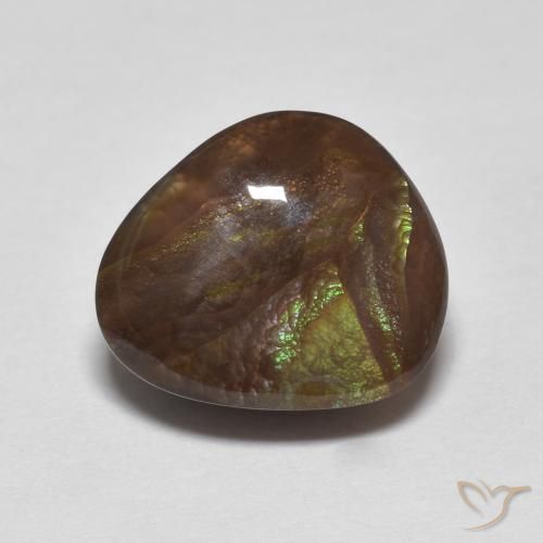 4.21ct Naturel Multicolore Agate de feu, Fantaisie, Opaque