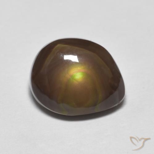 3.53ct Naturel Multicolore Agate de feu, Fantaisie, Opaque