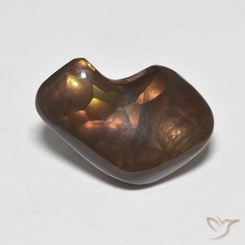 4.74ct Naturel Multicolore Agate de feu, Fantaisie, Opaque
