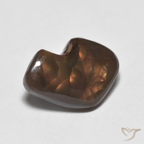 Agate de feu Multicolore naturelle Fantaisie, 4.74 ct, Opaque