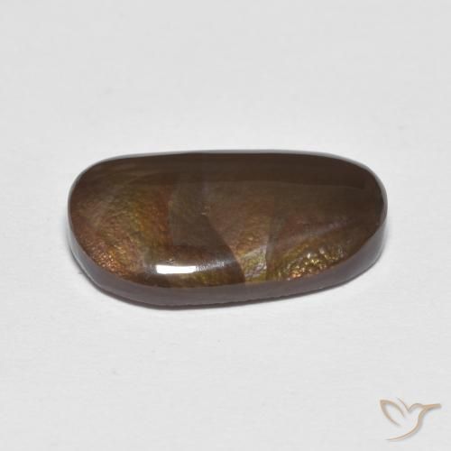 Agate de feu Multicolore naturelle Fantaisie, 3.82 ct, Opaque
