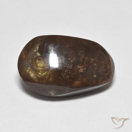 Agate de feu Multicolore naturelle Fantaisie, 8.48 ct, Opaque