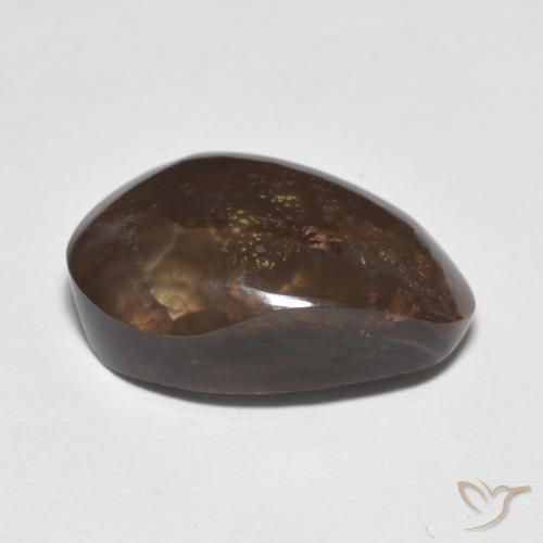 Agate de feu Multicolore naturelle Fantaisie, 8.48 ct, Opaque