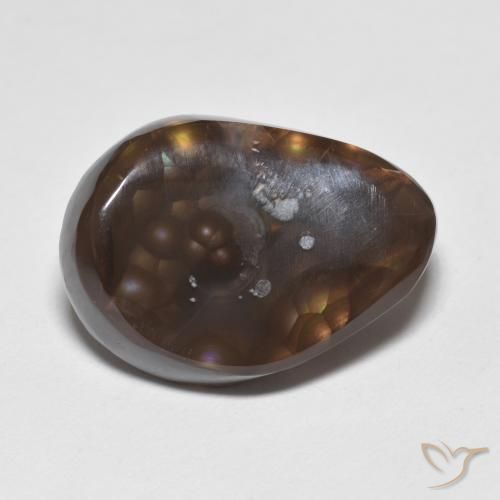 9.24ct Naturel Multicolore Agate de feu, Fantaisie, Opaque
