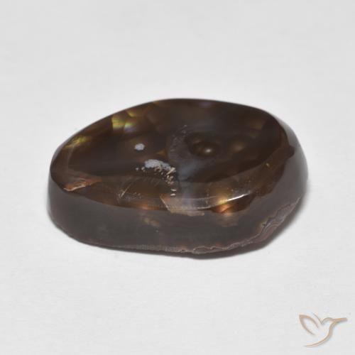 Agate de feu Multicolore naturelle Fantaisie, 9.24 ct, Opaque