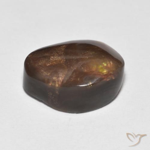 Agate de feu Multicolore naturelle Fantaisie, 5.19 ct, Opaque