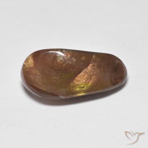 4.61ct Naturel Multicolore Agate de feu, Fantaisie, Opaque
