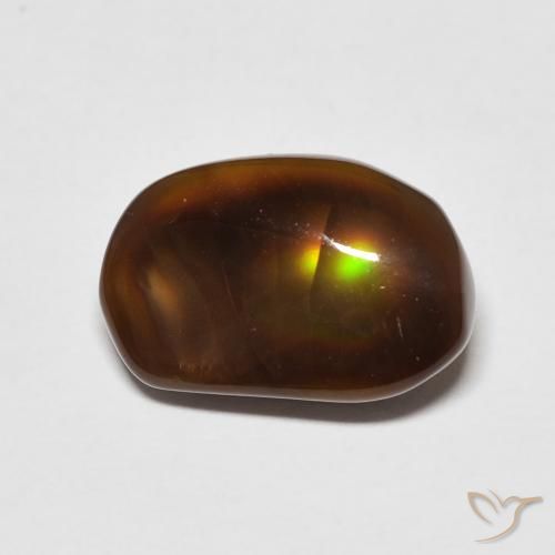 4.87ct Naturel Multicolore Agate de feu, Fantaisie, Translucide