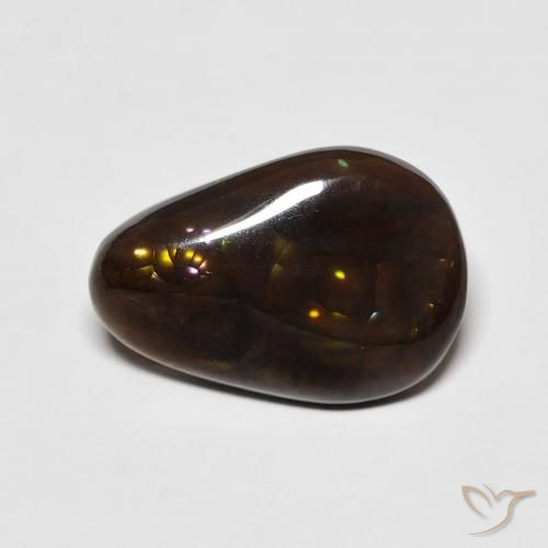 4.81ct Naturel Multicolore Agate de feu, Fantaisie, Opaque
