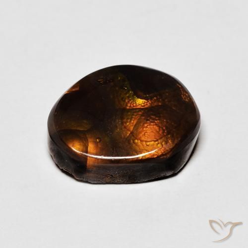 Agate de feu Multicolore naturelle Fantaisie, 5.21 ct, Opaque