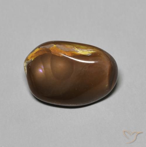 2.69ct Naturel Multicolore Agate de feu, Fantaisie, Opaque