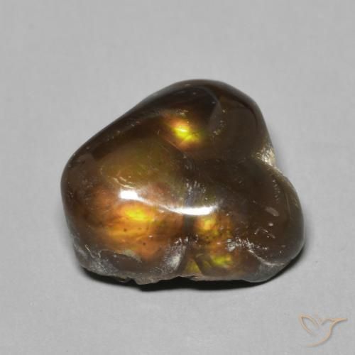Agate de feu Multicolore naturelle Fantaisie, 6.71 ct, Opaque