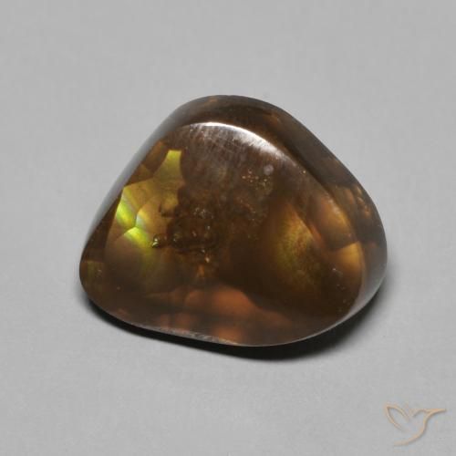 4.48ct Naturel Multicolore Agate de feu, Fantaisie, Opaque