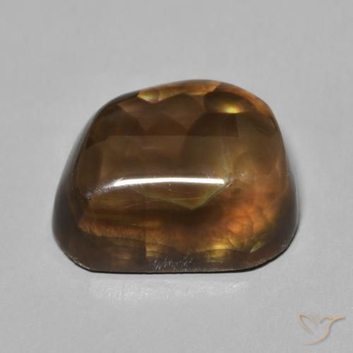 Agate de feu Multicolore naturelle Fantaisie, 6.70 ct, Opaque