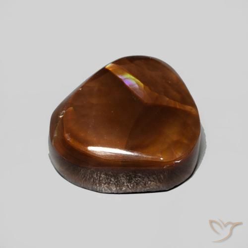 Agate de feu Multicolore naturelle Fantaisie, 4.30 ct, Opaque