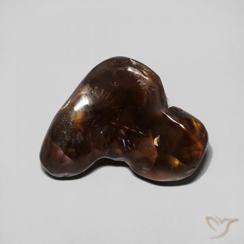 5.35ct Naturel Multicolore Agate de feu, Fantaisie, Opaque