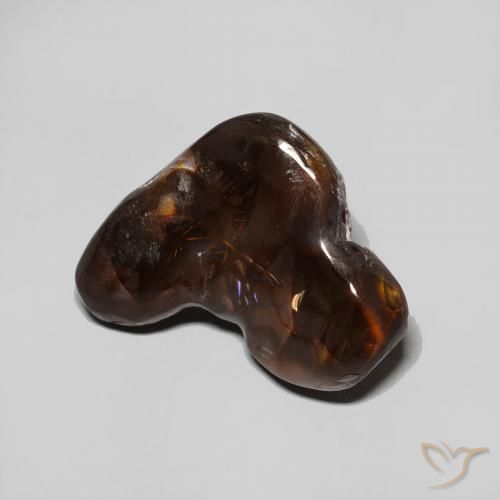 Agate de feu Multicolore naturelle Fantaisie, 5.35 ct, Opaque