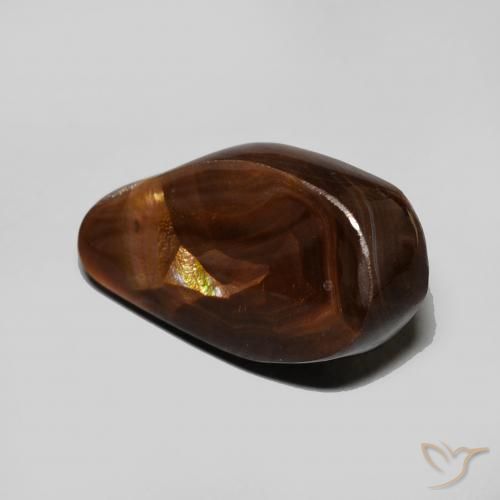 Agate de feu Multicolore naturelle Fantaisie, 8.05 ct, Opaque