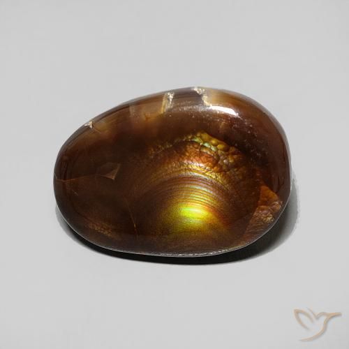 4.57ct Naturel Multicolore Agate de feu, Fantaisie, Opaque