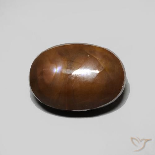 3.25ct Naturel Multicolore Agate de feu, ovale, Opaque
