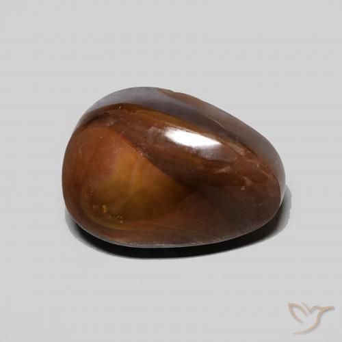 4.40ct Naturel Multicolore Agate de feu, Fantaisie, Opaque