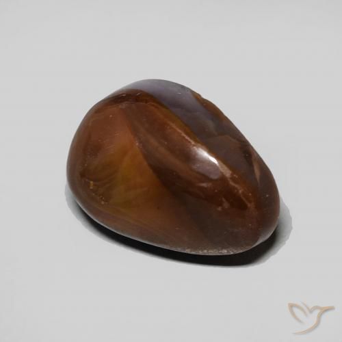 Agate de feu Multicolore naturelle Fantaisie, 4.40 ct, Opaque