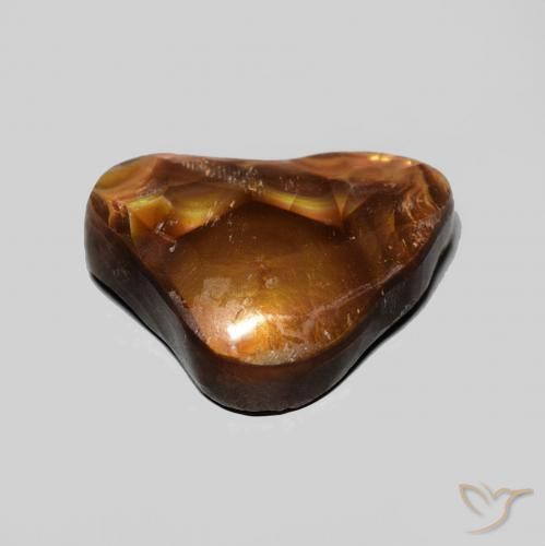Agate de feu Multicolore naturelle Fantaisie, 4.62 ct, Opaque